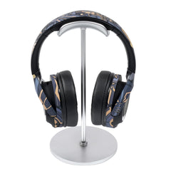 Universal Headphone Stand - Aluminum Holder with Stable Base for All Headset Sizes, Desk Organizer for Gaming & Studio Use (Multi-Colour)