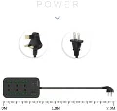 Protector Power Strip – 3000W, 6 Outlets with PD 4-USB Ports and Extension Cord for Multiple Devices