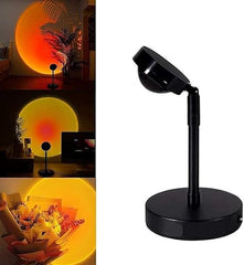 180° Rotatable & USB Rechargeable Sunset Light Projector | LED Night Light for Kids and Adults | Create a Relaxing Atmosphere
