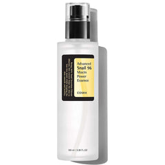 COSRX Advanced Snail 96 Mucin Power Essence. Hydrating & repairing snail secretion filtrate for plump, glowing skin. 100ml.
